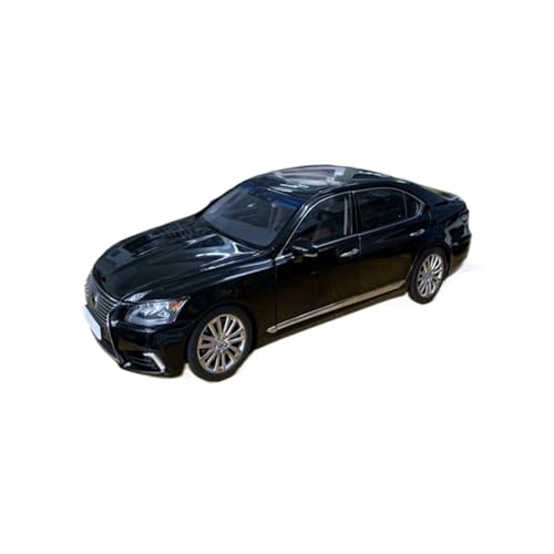 Mini Auto Spielzeug 1:18 Für Lexus LS600HL Harz Schwarz Und Weiß Automodell Komplett Geschlossenes Design Statische Heimdekoration Wohnkultur(Black) von CYQOCD
