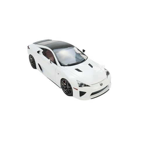 Mini Auto Spielzeug 1:18 Für Lexus Weiße Unilackierung Carbondach + Rote Innenausstattung Legierung Sammleredition Automodell Wohnkultur von CYQOCD
