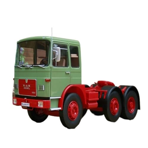 Mini Auto Spielzeug 1:18 Für Man F7 16.304 Schwerlast-LKW-Traktor Abschleppwagen Modellkopf Indoor-Spielspielzeug Wohnkultur(Green) von CYQOCD