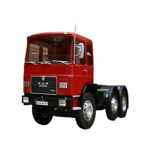 Mini Auto Spielzeug 1:18 Für Man F7 16.304 Schwerlast-LKW-Traktor Abschleppwagen Modellkopf Indoor-Spielspielzeug Wohnkultur(Red) von CYQOCD