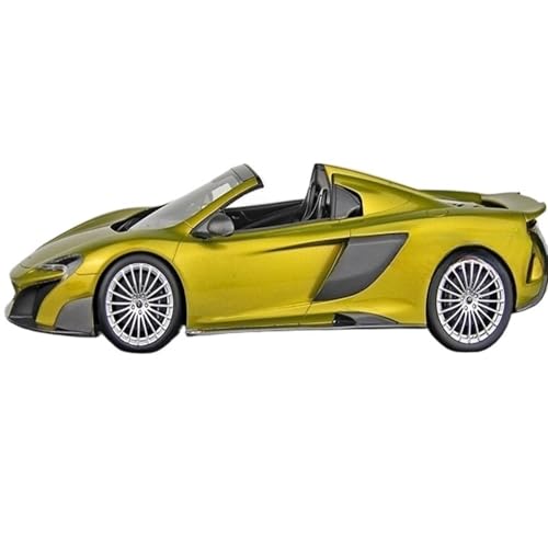 Mini Auto Spielzeug 1:18 Für McLaren 675 LT Spider Solis Harz Automodell Grünes Cabriofahrzeug Retro-Ornamente Wohnkultur Mini Auto Spielzeug 1:18 Für McLaren 675 LT Spider Solis Harz Automodell Grünes Cabriofahrzeug Retro-Ornamente Wohnkultur von CYQOCD