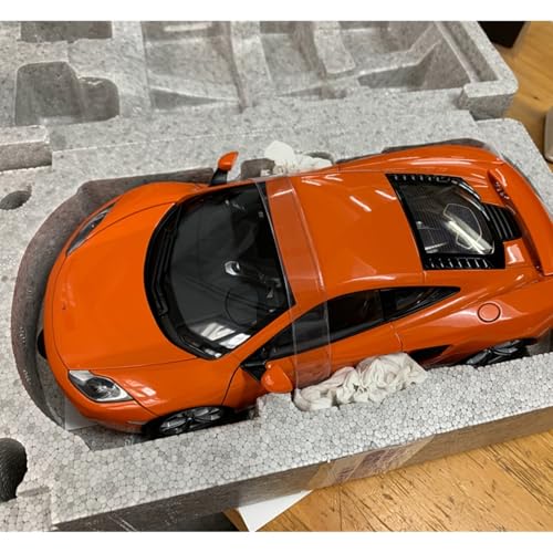 Mini Auto Spielzeug 1:18 Für Mclaren MC12C Legierung Sammlerauto Modell Silber Orange Spielzeugautos Motor Enthusiasten Fahrzeug Wohnkultur(Orange) von CYQOCD