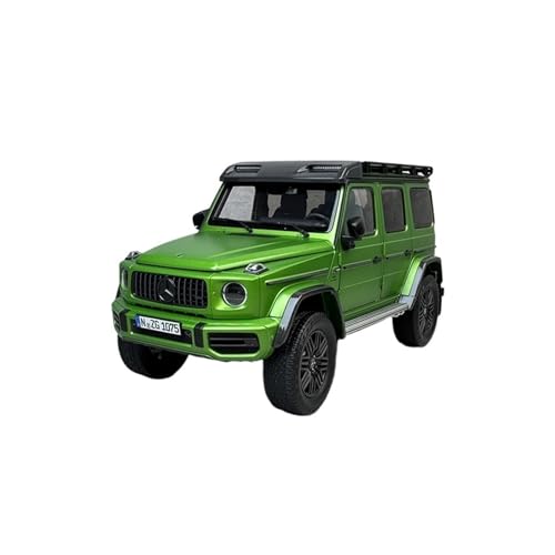 Mini Auto Spielzeug 1:18 Für Mercedes-Benz G63 G 4x4 SUV Legierung Volltürfahrzeug Druckguss Metall Automodell Sammlung Display Wohnkultur(Green) von CYQOCD