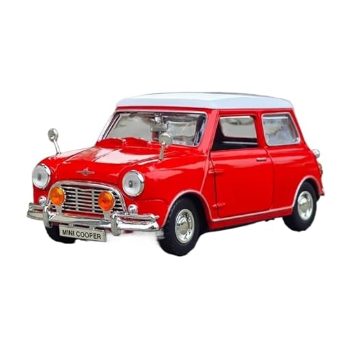 Mini Auto Spielzeug 1:18 Für Mini Cooper 1961 Simulation Ornament Legierung Modell Auto Statische Spielzeug Rot Männer Der Lieblings Modell Wohnkultur von CYQOCD