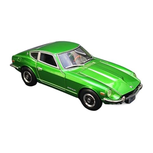Mini Auto Spielzeug 1:18 Für Nissan Datsun 240Z Dämon Miniatur Sport Auto Mode Fahrzeug Zwei Farben Display Ornamente Wohnkultur(Green) von CYQOCD