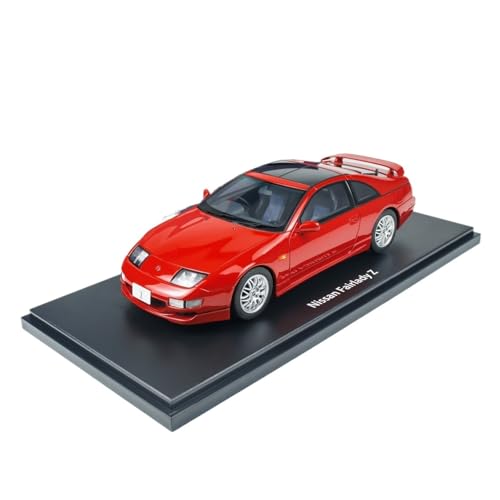 Mini Auto Spielzeug 1:18 Für Nissan Fairlady Z (Z32) Version R Zweifarbiges Metall-Autodekorations-Displaymodell Wohnkultur(Red) von CYQOCD