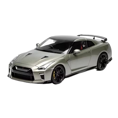 Mini Auto Spielzeug 1:18 Für Nissan GT-R (R35) NISMO T-Spec 2022 Grünes Legierungsautomodell Exklusive Sammleredition Wohnkultur von CYQOCD