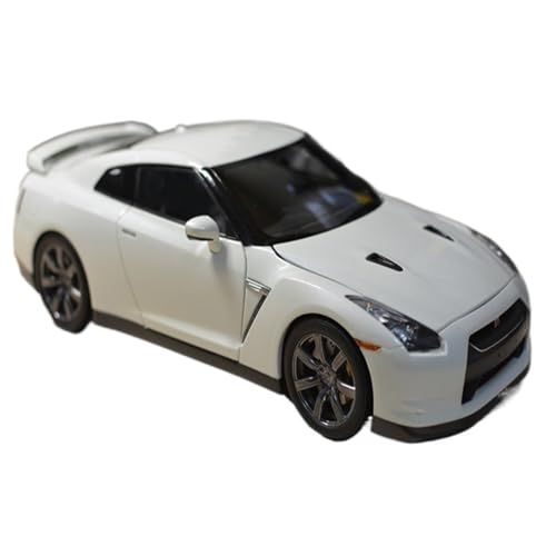 Mini Auto Spielzeug 1:18 Für Nissan GT-R R35 Skyline Weißmetall-Limousine Modell Exklusives Sammler-Ausstellungsmodell Wohnkultur von CYQOCD