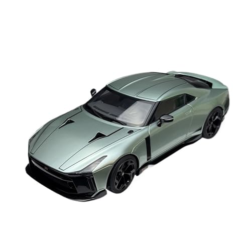 Mini Auto Spielzeug 1:18 Für Nissan GT-R50 Multicolor Sammlerlegierung Automodell Druckguss Ornament Auto Wohnkultur(Green) von CYQOCD