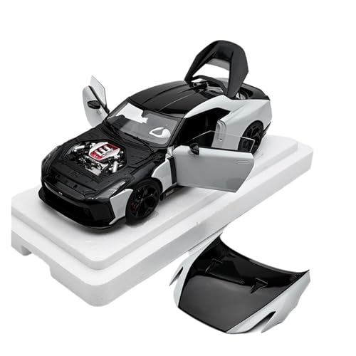 Mini Auto Spielzeug 1:18 Für Nissan GT R50 Voll Geöffnetes Auto Metallornament Modellartefakte Sammlung Ornamente Überraschungsspielzeug Wohnkultur(Black) von CYQOCD