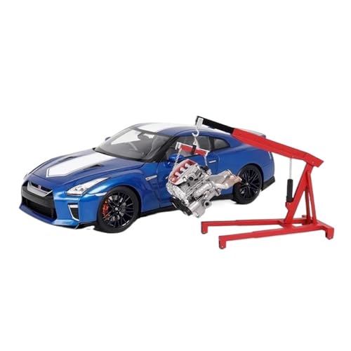 Mini Auto Spielzeug 1:18 Für Nissan GTR R35 50 Jahrestag Simulation Mini Auto Legierung Modell Für Auto-Enthusiasten Wohnkultur(Blue) von CYQOCD