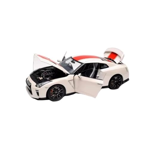 Mini Auto Spielzeug 1:18 Für Nissan GTR R35 50 Jahrestag Simulation Mini Auto Legierung Modell Für Auto-Enthusiasten Wohnkultur(White) von CYQOCD