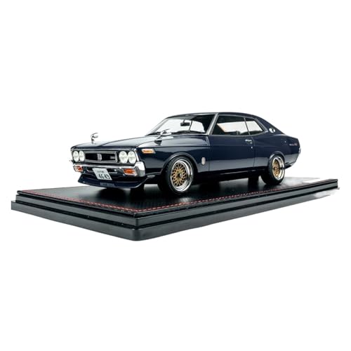 Mini Auto Spielzeug 1:18 Für Nissan Laurel 2000SGX (C130) LED-Leichtmetallautomodell Mit Helm Für Die Anzeige Im Wohnzimmer Wohnkultur von CYQOCD
