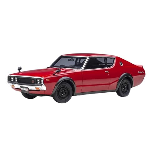 Mini Auto Spielzeug 1:18 Für Nissan Skyline GTR KPGC110 Simulation Ornamente Metall Druckguss Auto Modell Schlafzimmer Display Wohnkultur von CYQOCD