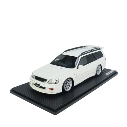 Mini Auto Spielzeug 1:18 Für Nissan Stagea 260RS WGNC34 Perlweiß Große Limousine Aus Legierung Display Regal Dekoriert Spielzeug Wohnkultur von CYQOCD