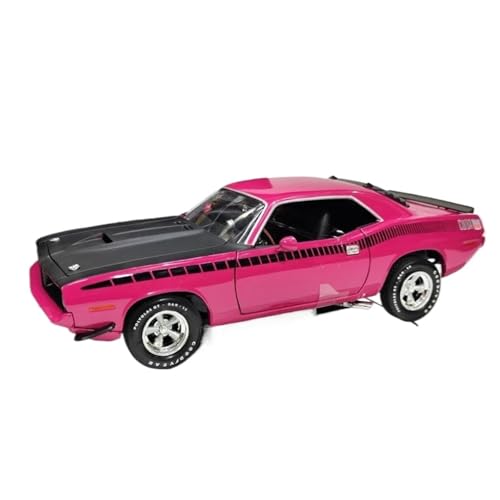 Mini Auto Spielzeug 1:18 Für PLH AAR Cuda Legierung Hobby Sammlung Seltene Auto Modell Muscle Car Rosa Für Ornamente Display Wohnkultur von CYQOCD