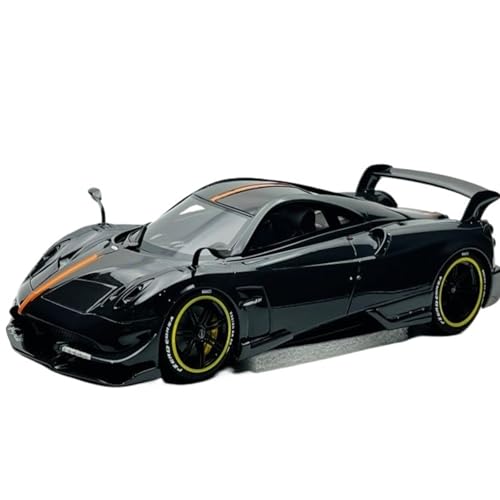 Mini Auto Spielzeug 1:18 Für Pagani Huayra BC Harz Auto Modell Maßstab Fahrzeuge Druckguss Sammeln Szene Display Wohnkultur(Black) von CYQOCD