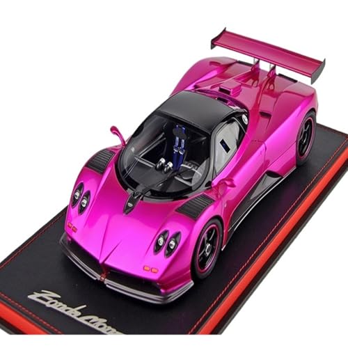 Mini Auto Spielzeug 1:18 Für Pagani Zonda C12 Monza Verschiedene Automodelle Aus Harz Sammlerstücke Im Supersportwagen-Verhältnis Wohnkultur(Purple) von CYQOCD