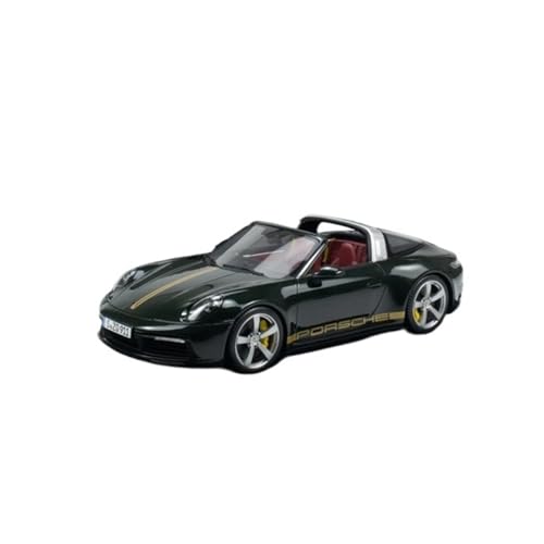 Mini Auto Spielzeug 1:18 Für Porsche 911 (992) Targa 4 Schwarz Legierung Automodell Druckguss Metall Spielzeug Fahrzeug Wohnkultur von CYQOCD