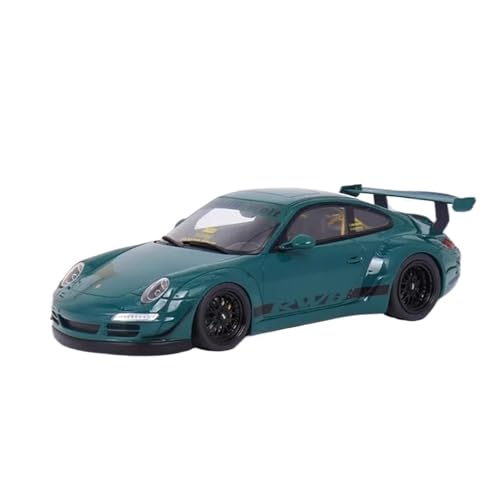 Mini Auto Spielzeug 1:18 Für Porsche 911 997 RWB Wohnkultur Harz Auto Modell Metall Spielzeug Fahrzeuge Statische Display Wohnkultur von CYQOCD