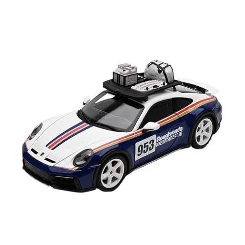 Mini Auto Spielzeug 1:18 Für Porsche 911 Dakar 2023 Legierung Auto Modell Fertig Büro Desktop Dekorationen Souvenir Wohnkultur von CYQOCD