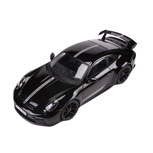 Mini Auto Spielzeug 1:18 Für Porsche 911 GT3 Supercar Legierung Schwarz Rot Auto Modell Reise Spielzeug Party Gefallen Oder Display Wohnkultur(Black) von CYQOCD