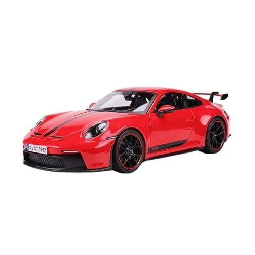 Mini Auto Spielzeug 1:18 Für Porsche 911 GT3 Supercar Legierung Schwarz Rot Auto Modell Reise Spielzeug Party Gefallen Oder Display Wohnkultur(Red) von CYQOCD