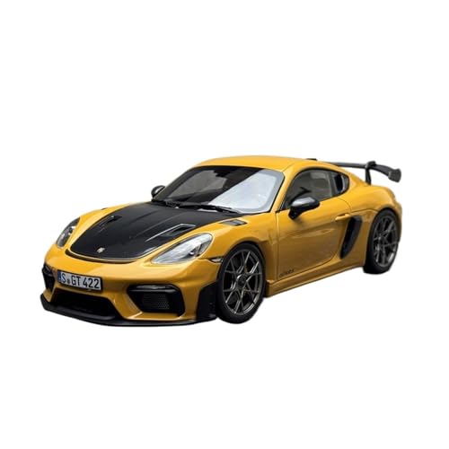 Mini Auto Spielzeug 1:18 Für Porsche 911 GT4 Sportwagen Simulation Sportwagen Legierung Automodell Für Geburtstag Von Erwachsenen Wohnkultur(Yellow) von CYQOCD