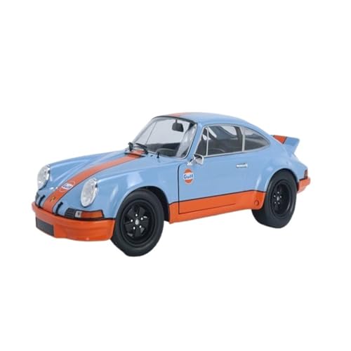 Mini Auto Spielzeug 1:18 Für Porsche 911 RSR Gulf 1973 Legierung Mode Limousine Innen Szene Simulation Spiel Spielzeug Blau Wohnkultur von CYQOCD