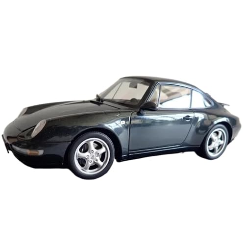 Mini Auto Spielzeug 1:18 Für Porsche Carrera 911 993 Druckguss Berühmte Fahrzeuglegierung Automodell Fan Collection Display Wohnkultur(Black) von CYQOCD