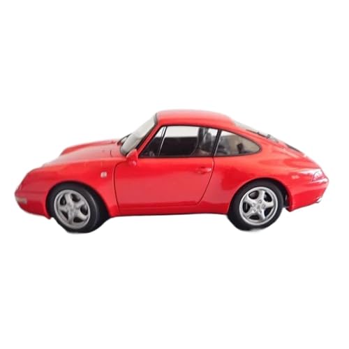 Mini Auto Spielzeug 1:18 Für Porsche Carrera 911 993 Druckguss Berühmte Fahrzeuglegierung Automodell Fan Collection Display Wohnkultur(Red) von CYQOCD