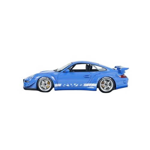 Mini Auto Spielzeug 1:18 Für Porsche RWB 997 Blau Legierung Sportwagen Automodell Metall Druckguss Sammlermodell Wohnkultur von CYQOCD