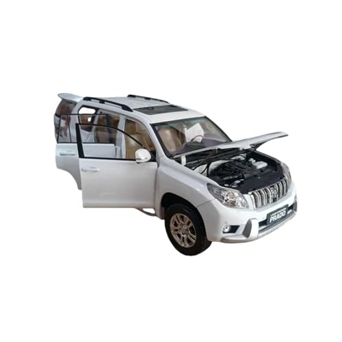 Mini Auto Spielzeug 1:18 Für Prado Weiß Automodell Legierung Druckguss Fahrzeug Metall Simulation Spielzeug Sammler Souvenir Spielzeug Wohnkultur von CYQOCD
