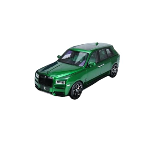 Mini Auto Spielzeug 1:18 Für Rolls-Royce Cullinan Rosa Grün Retro Dekorative Legierung Automodell Sammlerfenster Display Wohnkultur(Green) von CYQOCD