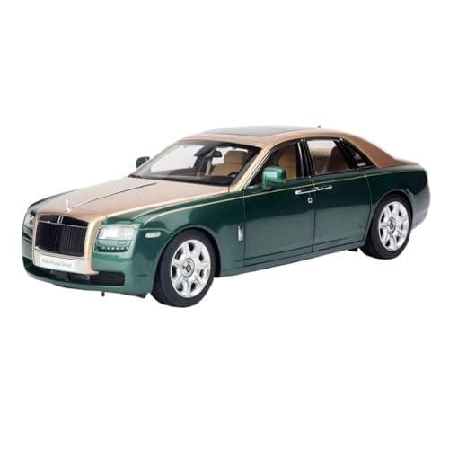 Mini Auto Spielzeug 1:18 Für Rolls-Royce Gust Ghost Legierung Druckguss Dekoration Auto Modell Hobbyist Display Betrachtung Wohnkultur(Green) von CYQOCD