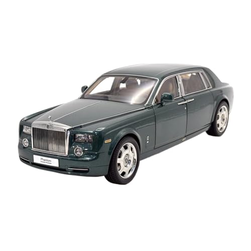 Mini Auto Spielzeug 1:18 Für Rolls-Royce Phantom Collectibles Modell EWB Brooklands Grün Legierung Druckguss Auto Modell Wohnkultur von CYQOCD