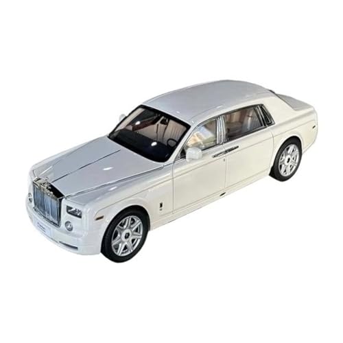 Mini Auto Spielzeug 1:18 Für Rolls-Royce Phantom Extended Edition Legierung Simulation Auto Modell Sammlerstücke Fahrzeuge Wohnkultur(White) von CYQOCD