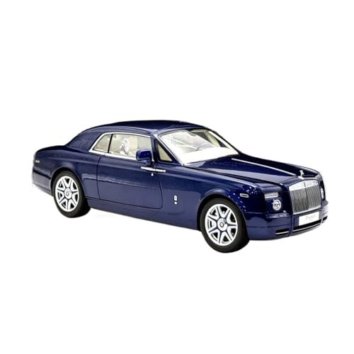 Mini Auto Spielzeug 1:18 Für Rolls-Royce Phantom Hardtop Blau Legierung Realistisch Dekoriert Auto Modell Metall Modell Spielzeug Wohnkultur von CYQOCD