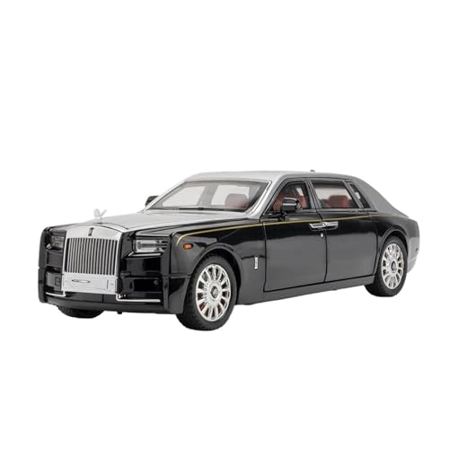 Mini Auto Spielzeug 1:18 Für Rolls-Royce Phantom Starlight Headliner Legierung Modell Auto Spielzeug Mit Sound Und Licht Auto Spielzeug Wohnkultur(Silver) von CYQOCD