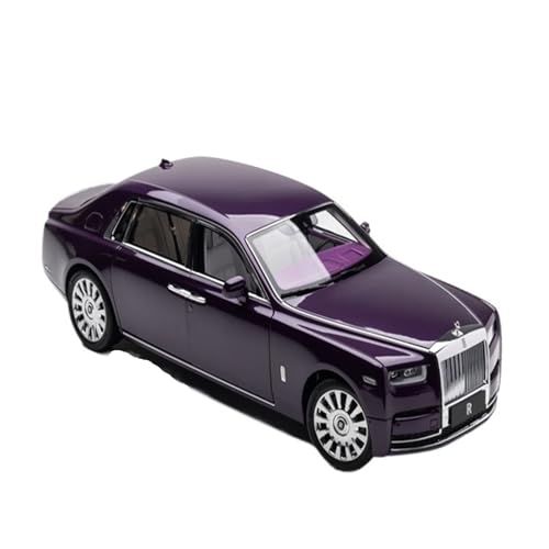 Mini Auto Spielzeug 1:18 Für Rolls-Royce Phantom VIII Legierung Voll Geöffnetes Automodell Fahrzeuge Ornamente Spielzeug Wohnkultur(Purple) von CYQOCD