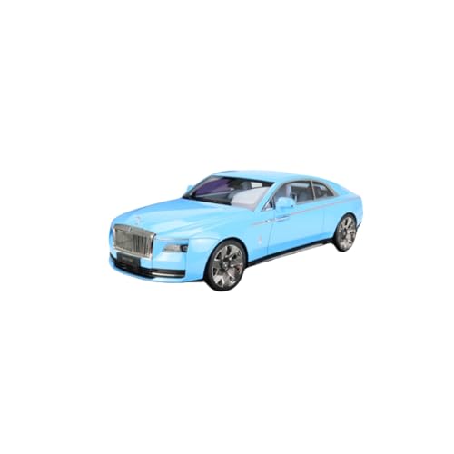 Mini Auto Spielzeug 1:18 Für Rolls-Royce Shining Legierung Druckguss-Version Automodell Sammlerfahrzeug Schaufenster Wohnkultur(Blue) von CYQOCD