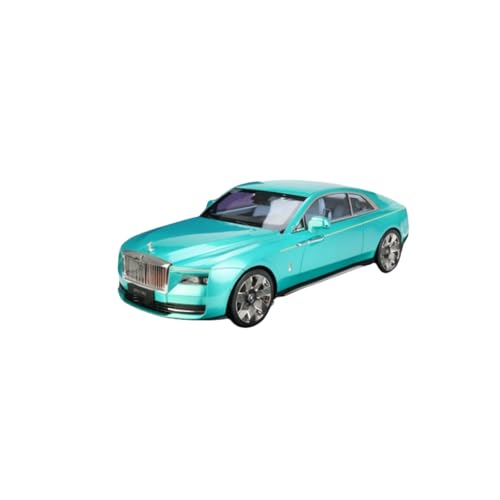 Mini Auto Spielzeug 1:18 Für Rolls-Royce Shining Legierung Druckguss-Version Automodell Sammlerfahrzeug Schaufenster Wohnkultur(Green) von CYQOCD