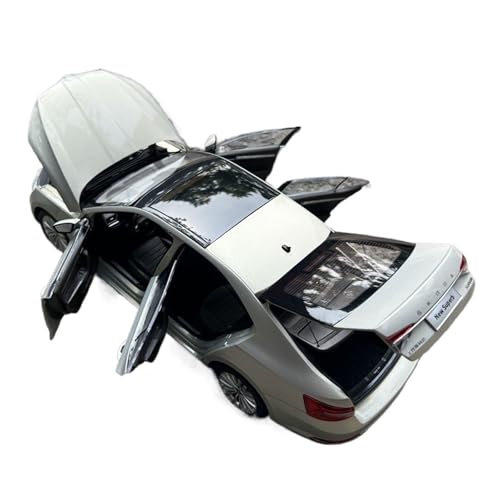 Mini Auto Spielzeug 1:18 Für SAIC Skoda New Superb Alloy Druckguss Statisches Automodell Herrenkollektion Ausstellung Wohnkultur(Silver) von CYQOCD