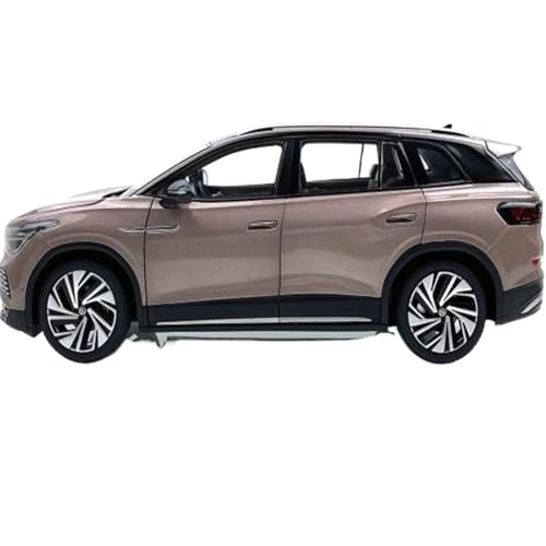 Mini Auto Spielzeug 1:18 Für SAIC Volkswagen ID.6X SUV Lighting Edition Modellauto Aus Metalldruckguss Limousine Spielzeug Wohnkultur(Pink) von CYQOCD