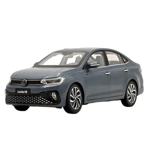 Mini Auto Spielzeug 1:18 Für SAIC Volkswagen Lavida XR Cyan/blau Legierung Miniatur Skala Auto Modell Druckguss Auto Wohnkultur(Blue) von CYQOCD