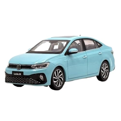 Mini Auto Spielzeug 1:18 Für SAIC Volkswagen Lavida XR Cyan/blau Legierung Miniatur Skala Auto Modell Druckguss Auto Wohnkultur(Green) von CYQOCD
