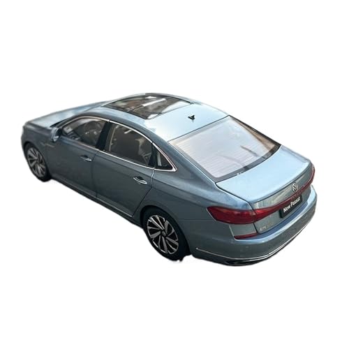 Mini Auto Spielzeug 1:18 Für SAIC Volkswagen New Passat 2022 Braun Blau Legierung Auto Modell Klassiker Erwachsene Nostalgie Souvenir Wohnkultur(Blue) von CYQOCD