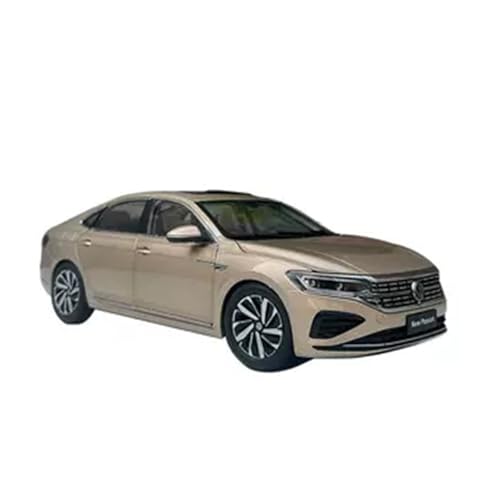 Mini Auto Spielzeug 1:18 Für SAIC Volkswagen New Passat 2022 Braun Blau Legierung Auto Modell Klassiker Erwachsene Nostalgie Souvenir Wohnkultur(Brown) von CYQOCD