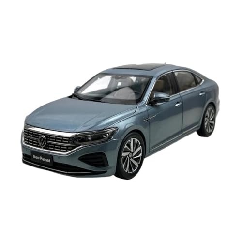 Mini Auto Spielzeug 1:18 Für SAIC Volkswagen Passat 2022 Legierung Metall Sammlerauto Modell Replik Oldtimer Wohnkultur(Blue A) von CYQOCD