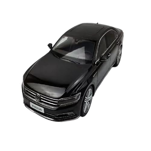 Mini Auto Spielzeug 1:18 Für SAIC Volkswagen Phaeton Braun/Silber Limousine Legierung Automodell Sammlerstück Für Erwachsene Wohnkultur(Black) von CYQOCD
